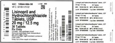 Bottle Label (10544 564 30   68180 519 02)